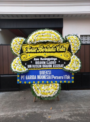 Papan Bunga Duka di Marawola